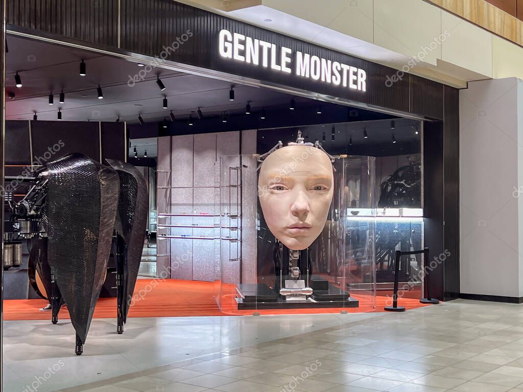 Houston, TX, USA - April 6, 2024: Gentle Monster Sunglasses store at a shopping mall in Houston, TX, USA.