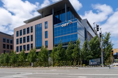 Güney San Francisco, CA, USA - 7 Haziran 2023: Global Blood Therapeutics (GBT) merkezi Güney San Francisco, CA, ABD. Global Blood Therapeutics (GBT) bir ilaç şirketidir..