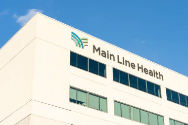 5 Kasım 2023 'te Prusya Kralı, Pennsylvania, ABD' deki ana hat sağlık kliniğinde. Main Line Health kar amacı gütmeyen bir sağlık sistemidir.