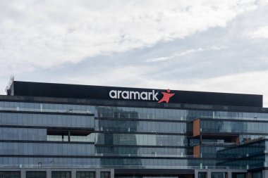 Aramark merkezi Philadelphia, Pennsylvania, ABD 'de, 4 Kasım 2023. Aramark, Amerikan gıda hizmetleri, tesisler ve üniforma hizmetleri sağlayıcısıdır..