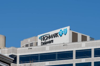 Highmark Blue Cross Blue Shield Delaware ofisi, Wilmington, DE, ABD, 5 Kasım 2023, Blue Cross Blue Shield