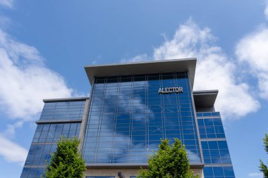 South San Francisco, California, USA - June 7, 2023: Alector headquarters in Silicon Valley, South San Francisco, California, USA. Alector is an American biopharmaceutical company. clipart