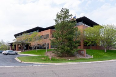 Opus Grubu 'nun Minneapolis, Minnesota' daki genel merkezi, 5 Mayıs 2023. Opus Group ticari gayrimenkul geliştirme, inşaat ve tasarım şirketlerinin bir ailesidir..