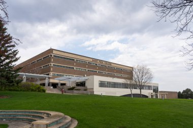 Saint Paul, Minnesota, ABD - 5 Mayıs 2023: Saint Paul Koleji, Minnesota, ABD. Saint Paul Üniversitesi bir kamu kurumudur.