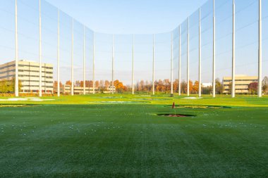 Prusya Kralı Topgolf sahasında, PA, USA, 5 Kasım 2023. Topgolf, yüksek teknolojili golf sahası ve içki ve oyunlarla dolu gösterişli bir eğlence mekanıdır..