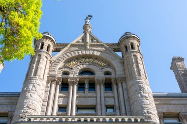 Salt Lake City, Utah, USA - May 11, 2023: The Salt Lake City and County Building, Utah, USA. The Salt Lake City and County Building (City-County Building) is the seat of government. clipart