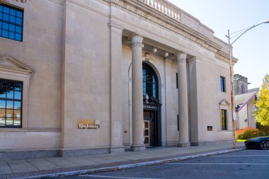 6 Kasım 2023 'te Wayne, Pennsylvania, ABD' deki ofis binasında Blackstone imzası. Blackstone Inc., Amerikalı alternatif yatırım yönetim şirketi..