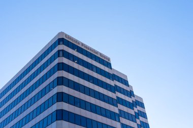 Lincoln Finans Grubu 'nun 8 Kasım 2023' te Hartford, CT, ABD 'deki Church St' deki ofisi. Lincoln Financial Group (LFG) bir Amerikan sigorta şirketidir..