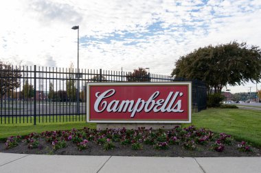 Campbell Soup Company headquarters in Camden, NJ, USA, November 4, 2023. Campbell Soup Company, doing business as Campbell's, is an American company. clipart