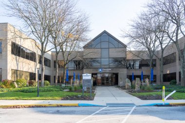 Malvern, PA, ABD - 5 Kasım 2023: Penn State Great Valley School of Graduate Professional Studies in Malvern, PA, USA, Penn State University 'nin özel misyoner lisansüstü okulu.