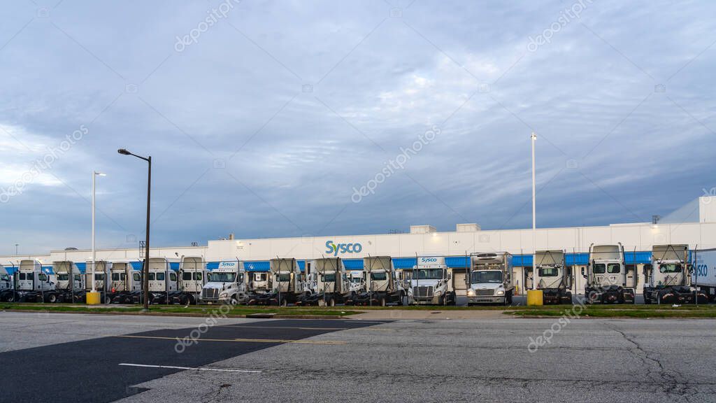 Sysco Philadelphia facility in Philadelphia, PA, USA, November 4, 2023. Sysco Corporation is an American multinational corporation involved in marketing and distributing food products