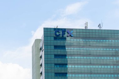 Jakarta, Endonezya - 25 Ocak 2025: PT Central Finansial X (CFX) merkezi, CFX ToWER, Endonezya. CFX Endonezya 'da lisanslı bir kripto değiş tokuşu.,