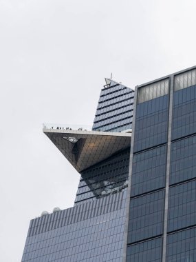New York City, ABD - 22 Ağustos 2022: The Edge gözlem güvertesi 30 Hudson Yarda, New York, ABD. Edge NYC Manhattan 'daki beş gözlem güvertesinden biridir..