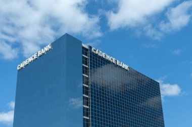 Houston, Teksas, ABD - 14 Nisan 2024: Cadence Bank Houston, Teksas, ABD.