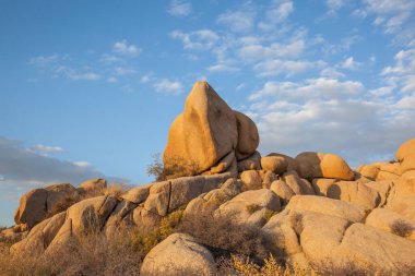 Joshua Tree Ulusal Parkı 'ndaki Rock' lar, Kaliforniya, ABD