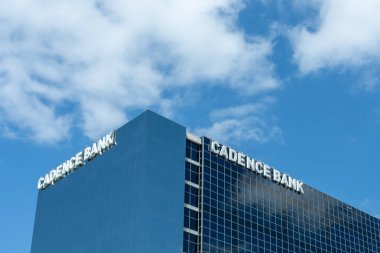 Houston, Teksas, ABD - 14 Nisan 2024: Cadence Bank Houston, Teksas, ABD.