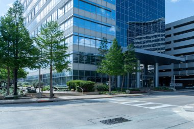 Houston, Teksas, ABD - 14 Nisan 2024: Houston, Teksas 'taki Air Liquide ABD karargahı. Air Liquide S.A. sanayi gazları ve hizmetleri sağlayan çok uluslu bir Fransız şirketidir..