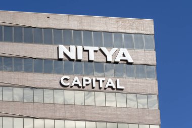 Houston, TX, ABD - 15 Şubat 2022: Houston, TX, ABD 'deki Nitya Capital ofisi. Nitya Capital özel mülk yatırım şirketi..