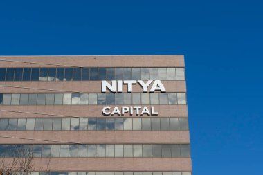 Houston, TX, ABD - 15 Şubat 2022: Houston, TX, ABD 'deki Nitya Capital ofisi. Nitya Capital özel mülk yatırım şirketi..