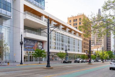 George S. ve Dolores Dor Eccles Tiyatrosu, Salt Lake City, Utah, ABD - 12 Mayıs 2023. Broadway turnesi, konserler ve diğer eğlence etkinliklerine ev sahipliği yapıyor..