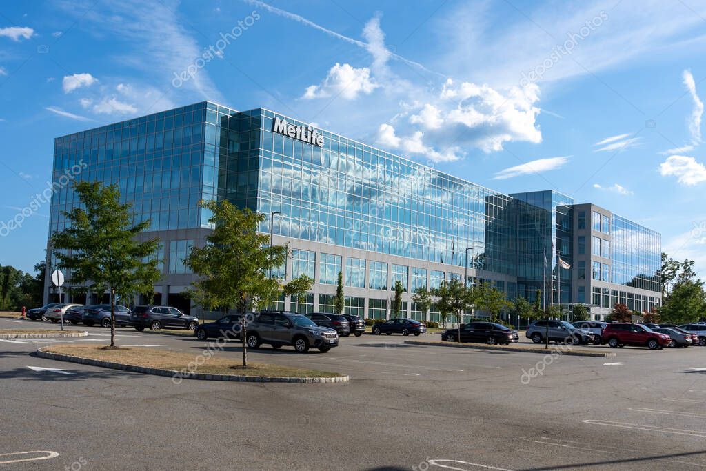 Whippany, NJ, USA - August 16, 2022: MetLife Headquarters in Whippany, NJ, USA, August 16, 2022. MetLife is a provider of insurance, annuities, and employee benefit programs.