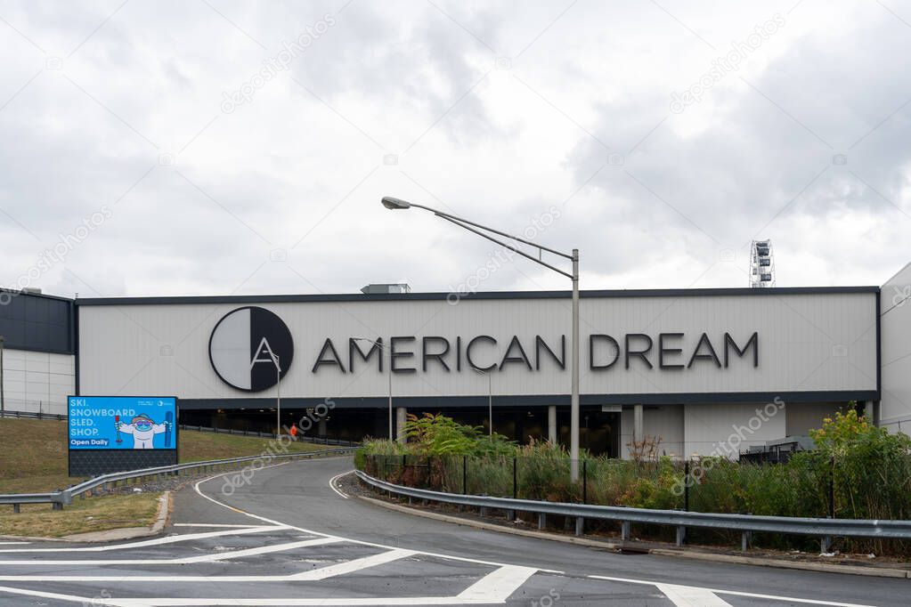 East Rutherford, NJ, USA - August 22, 2022: American Dream mall in East Rutherford, New Jersey, USA. American Dream is a retail and entertainment complex.