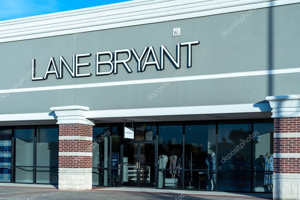 Pearland, Texas, USA - April 12, 2024: A Lane Bryant store in Pearland, Texas, USA. Lane Bryant Inc. is an American women's apparel and intimates specialty retailer focusing on plus-size clothing.
