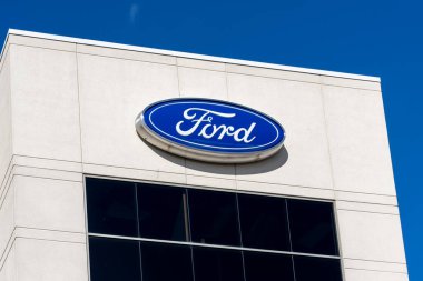 Waterloo, On, Kanada - 17 Ekim 2020: Ford RnD Centre Waterloo, On, Kanada. RnD Centre Ford Motor Company 'nin bir yenilik merkezidir..