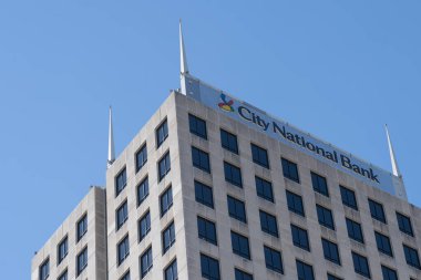 Orlando, FL, ABD - 20 Ocak 2022: Orlando, FL, ABD 'deki City National Bank-Bci Financial Group ofis binası. Bci Financial Group Banco de Credito e Inversiones 'un bir yan kuruluşudur..