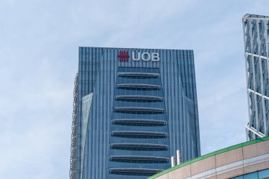 Kuala Lumpur, Malezya - 30 Ocak 2025: UOB (Malezya) UOB Plaza 1, Kuala Lumpur, Malezya.