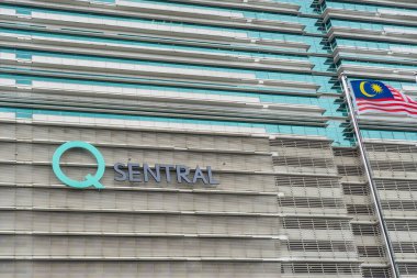 Kuala Lumpur, Malezya - 28 Ocak 2025: Q Sentral İş Merkezi Kuala Lumpur, Malezya.