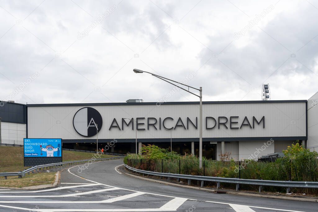 East Rutherford, NJ, USA - August 22, 2022: American Dream mall in East Rutherford, New Jersey, USA. American Dream is a retail and entertainment complex.