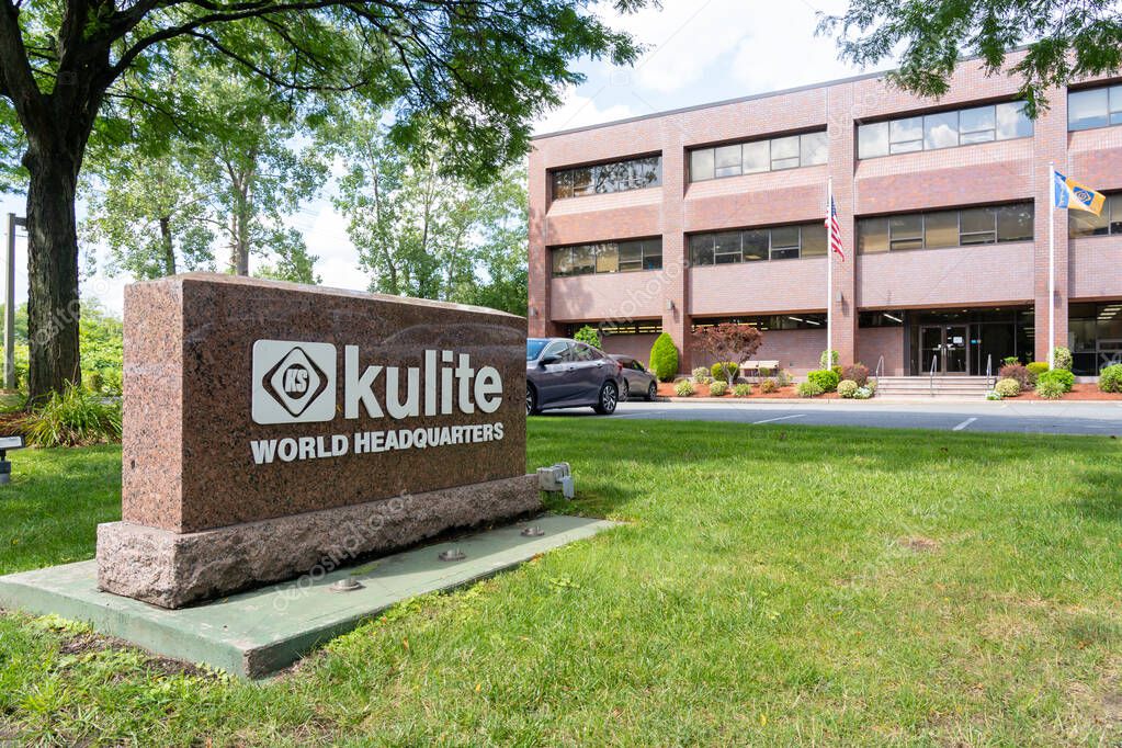 Leonia, New Jersey, USA - August 23, 2022: Kulite World Headquarters in Leonia, New Jersey, USA, August 23, 2022. Kulite Semiconductor Products is a provider of pressure transducers.