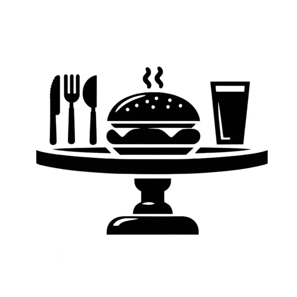 burger and hamburger icon vector illustration design