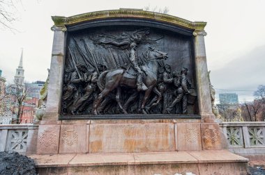 Robert Gould Shaw Memorial Boston, Massachusetts. ABD