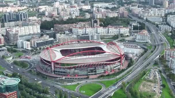 Estadio Sport Lisboa Benfica Multi Purpose Stadium Located Lisbon Portugal — Video Stock