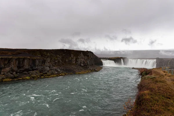 Godafossův Vodopád Islandu — Stock fotografie