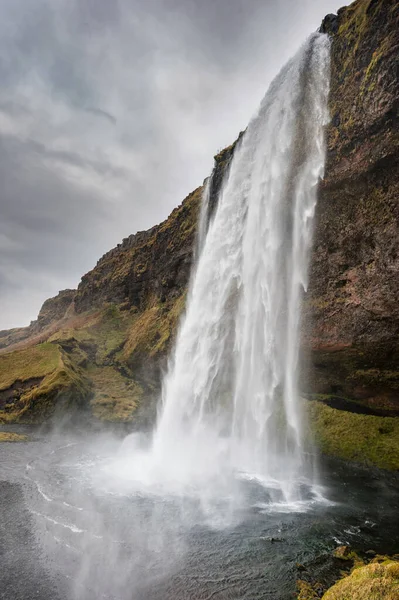 Seljalandsfoss Waterfall Iceland One Ost Famous Waterfall Iceland — Stock fotografie