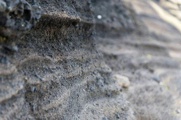 冰岛的岩石特写 混乱的背景 — 图库照片