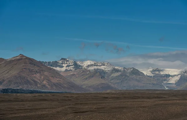 Природа Ландшафт Ісландії Гора Задньому Плані — стокове фото