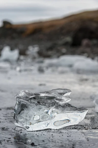 Jokulsarlon冰川湖和冰 — 图库照片