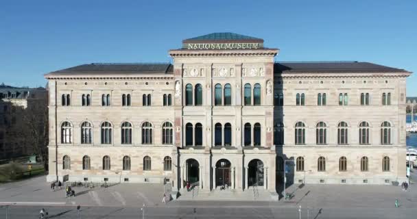 National Museum Stockholm Sweden National Gallery Sweden Located Peninsula Blasieholmen — Video