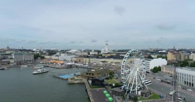 Sky Wheel Helsinki is a 40 meter tall Ferris wheel in central Helsinki, Finland.