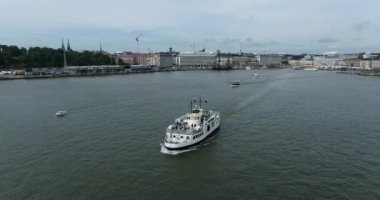 Helsinki City banliyö feribotları. Finlandiya 'da su taşımacılığı.