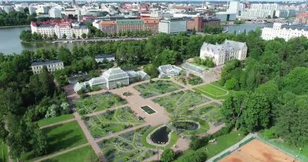University Helsinki Botanical Garden Institution Subordinate Finnish Museum Natural History — Stock Video