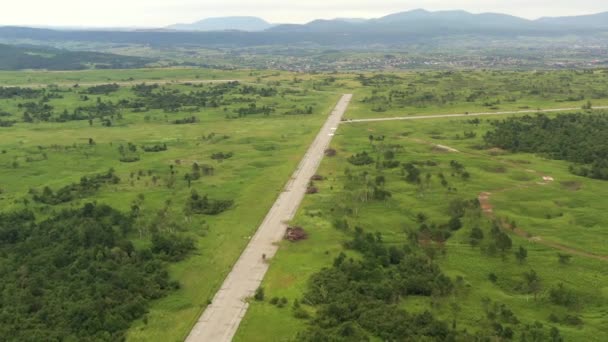 Zeljava Air Base Croatia Border Croatia Bosnia Herzegovina Largest Underground — Vídeo de Stock