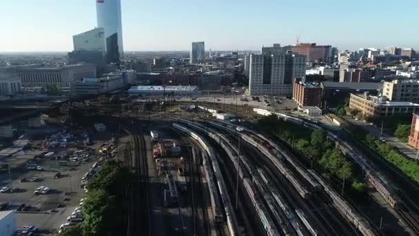 Philadelphia 30Th Street Station Pennsylvania Drone — 비디오