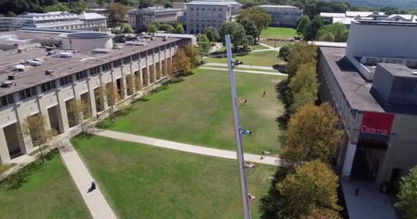 Університет Карнегі Меллон Піттсбурзі Штат Пенсильванія Сша Прогулянка Небесної Пам — стокове відео