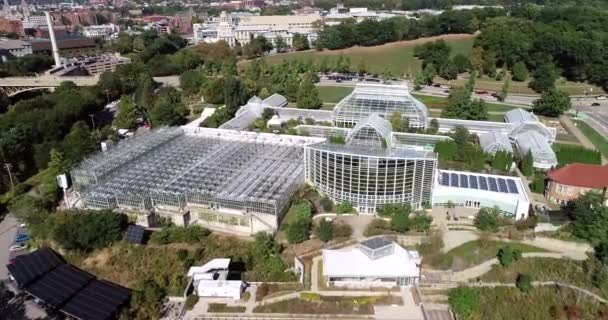 Phipps Conservatory Botanical Gardens Pittsburgh Pennsylvania United States Schenley Park — Vídeo de Stock
