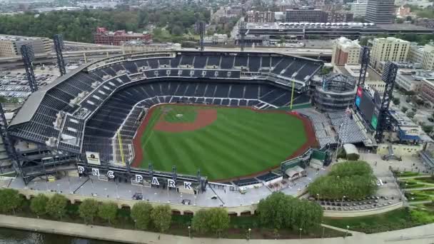 Pnc Baseball Park Pittsburgh Pnc Park Has Been Home Pittsburgh — Stock video